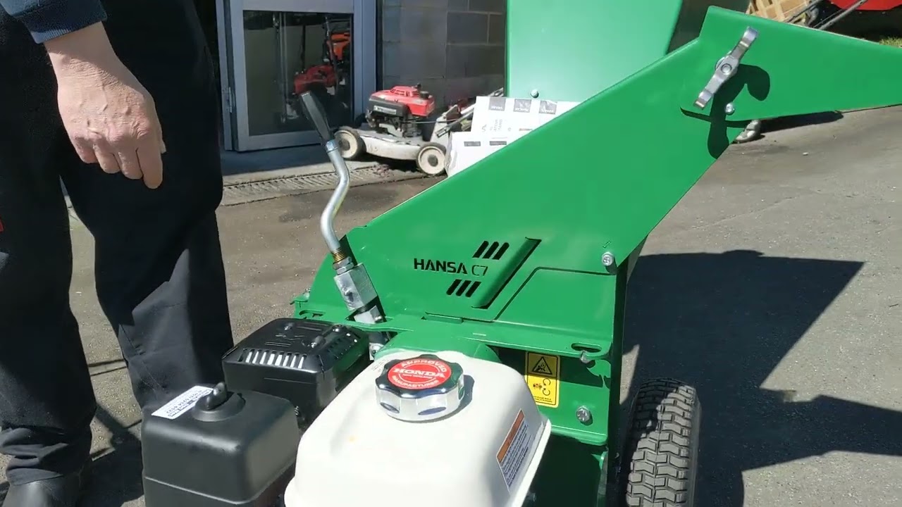 Hansa C7 Chipper - How to start and stop