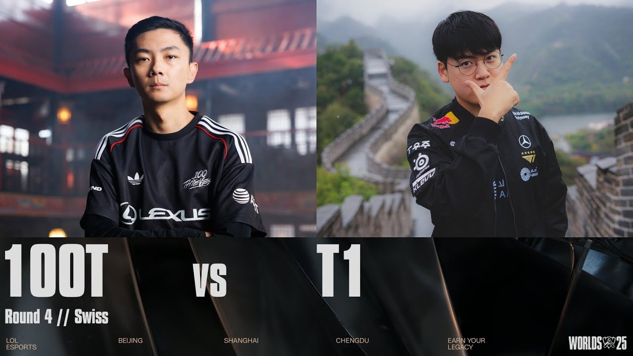 100T vs T1 | WORLDS 2025 | Swiss | Game 2 | 100 Thieves vs T1