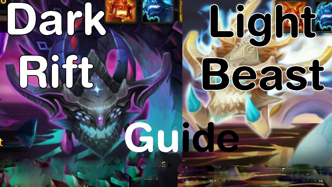 Light/Dark Rift Beast Guide No NAT 5 Summoners War