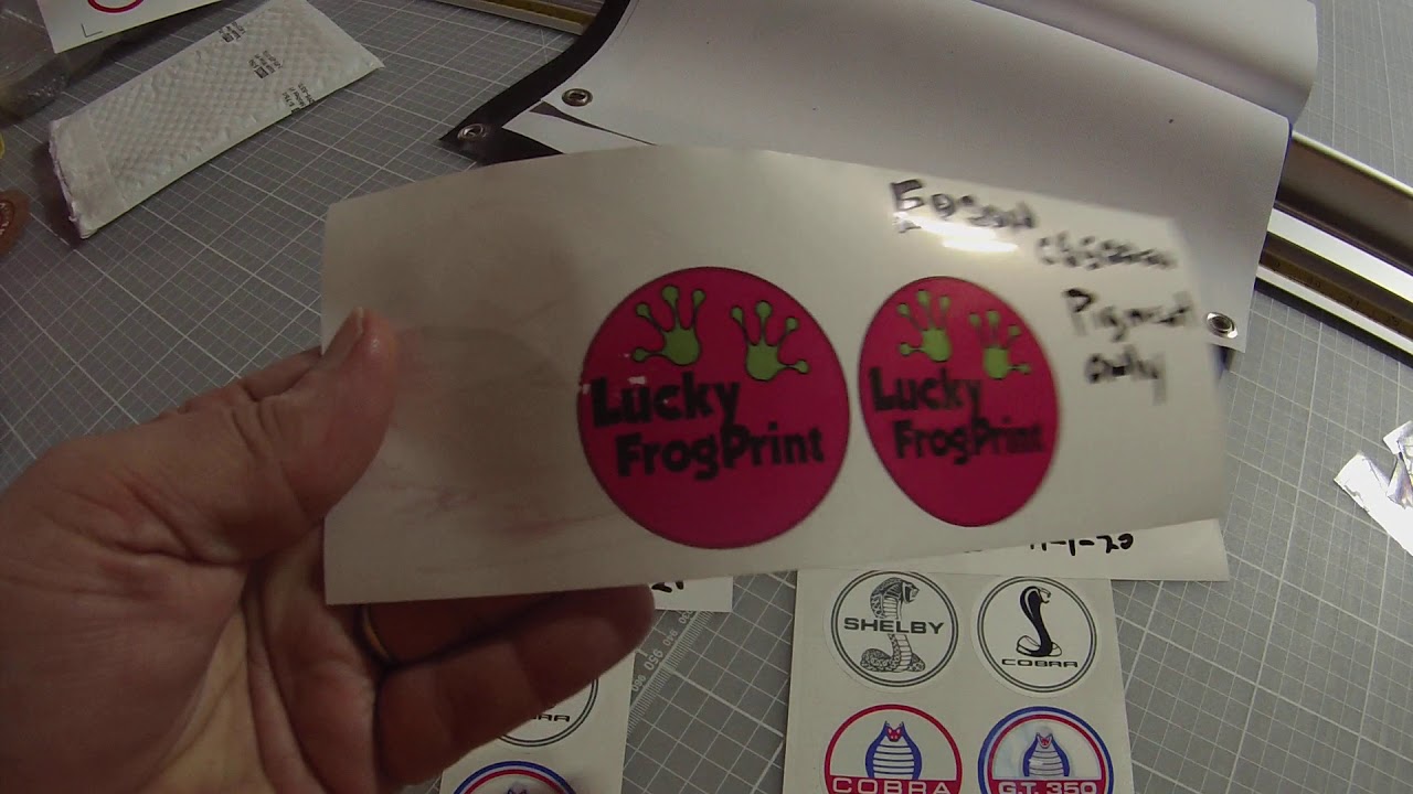 Primera LX610 & Epson C6500AU SMEAR TEST DYE / PIGMENT INKS
