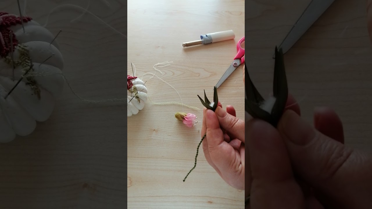 Küpe çiçeği yapılışı