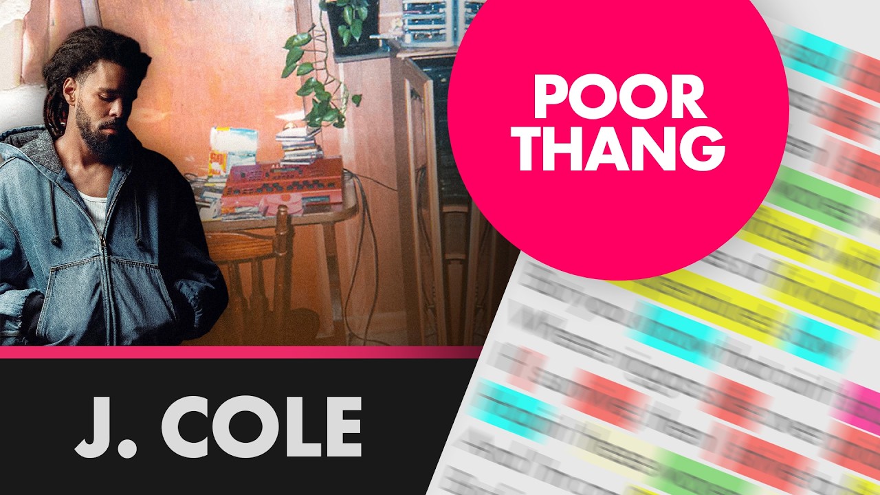 J. Cole rhyming on Poor Thang - Lyrics, Rhymes Highlighted (524)
