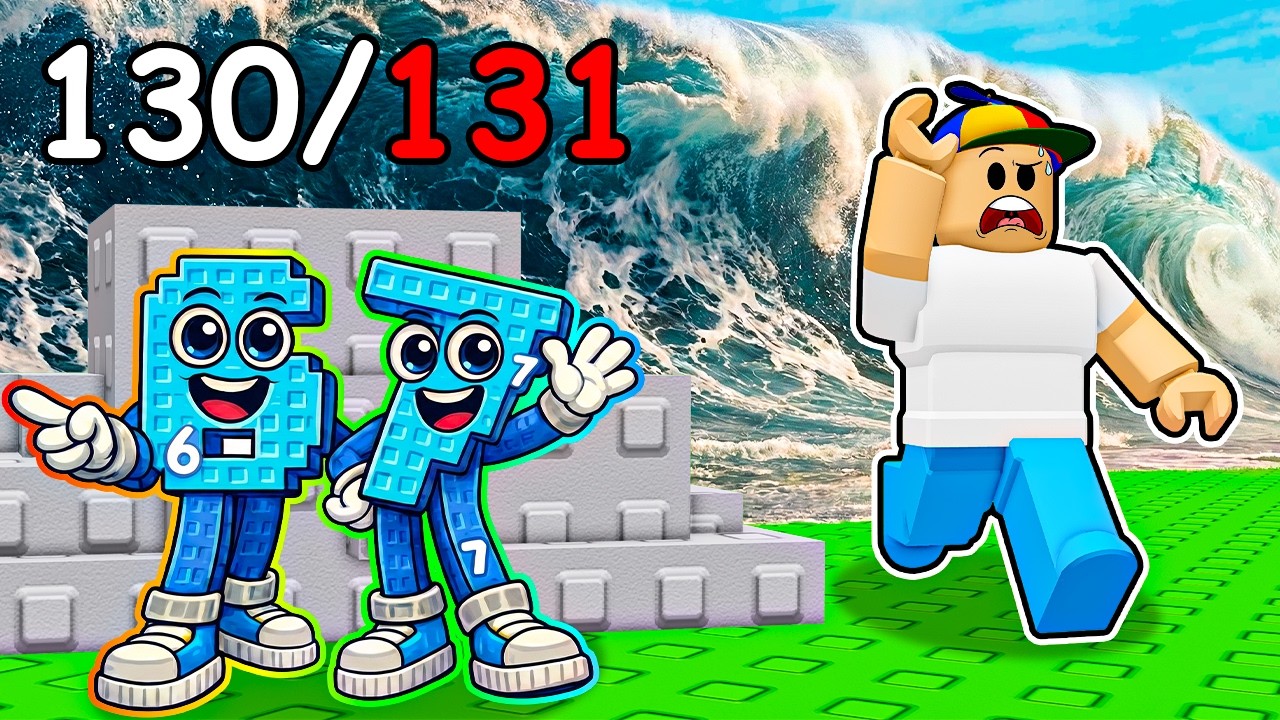 finding ALL 131 BRAINROTS while escaping TSUNAMI in Roblox...