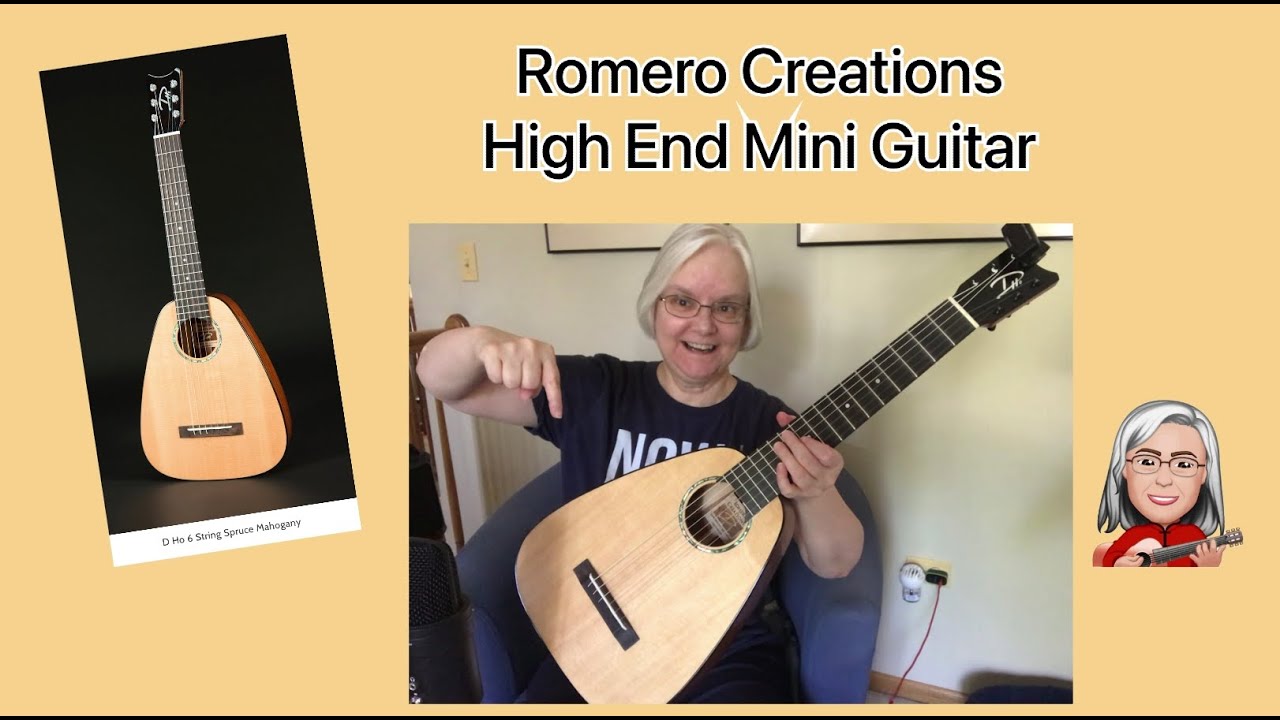 Pepe Romero Creations DH6-SM High End Mini Guitar