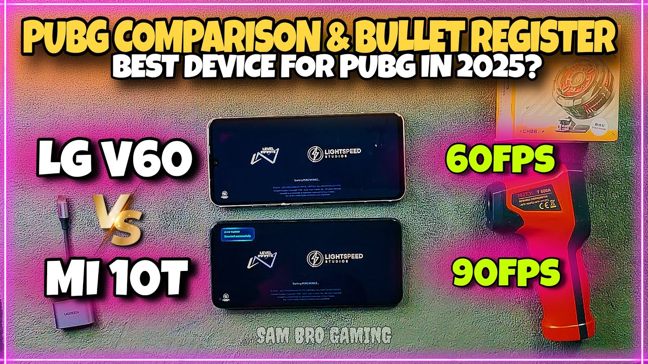 Mi 10t VS LG V60 Full PUBG Comparison | Graphics & FPS | Price | Bullet Connectivity | Electro Sam