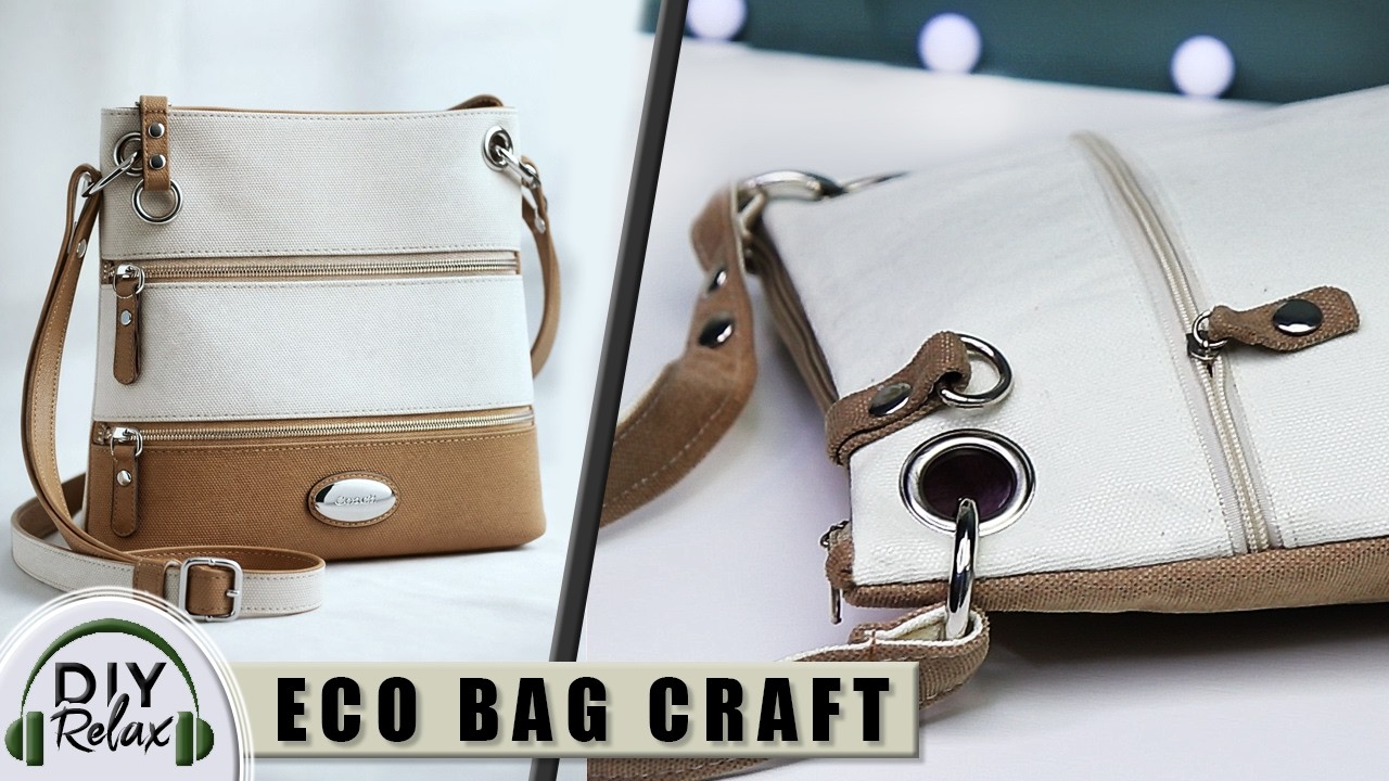 Quiet Luxury Designed by ChatGPT: Making the Most Aesthetic AI Bag. 🎧🌝DIY Eco Bag ASMR