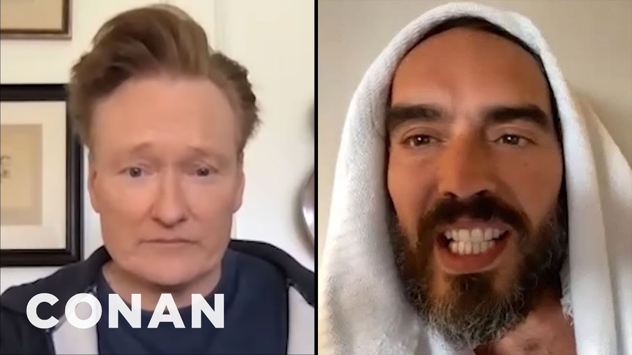 Russell Brand Invites Conan On His Podcast | CONAN on TBS