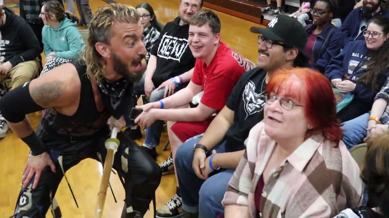 Gremlin House Wrestling - Mance Warner Gets Into It With A Fan by #MikeGoochProductions