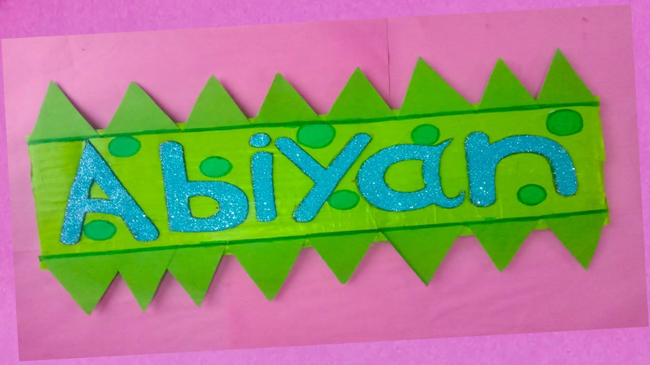 DIY Dinosaur Birthday Craft | DIY Dinosaur Themed Decor| Hania craft ideas | #birthday |#number6