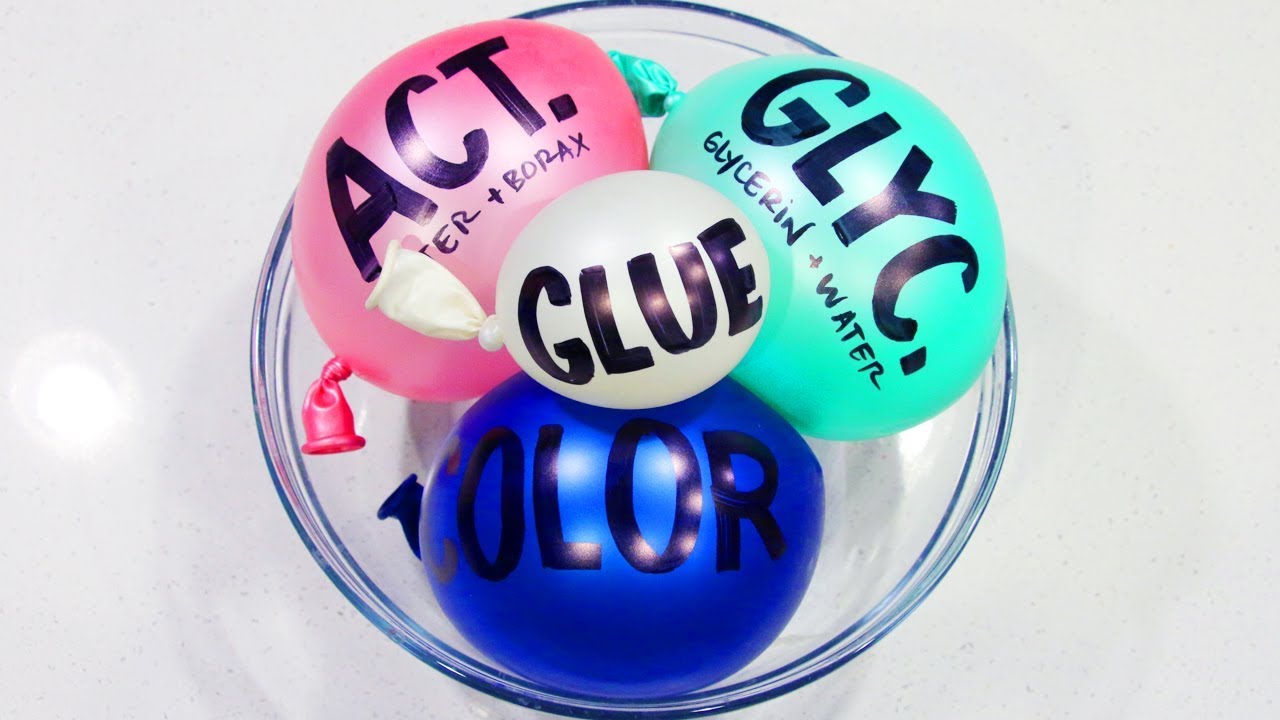 Making Satisfying Metallic Avalanche Slime with Balloon Cutting!