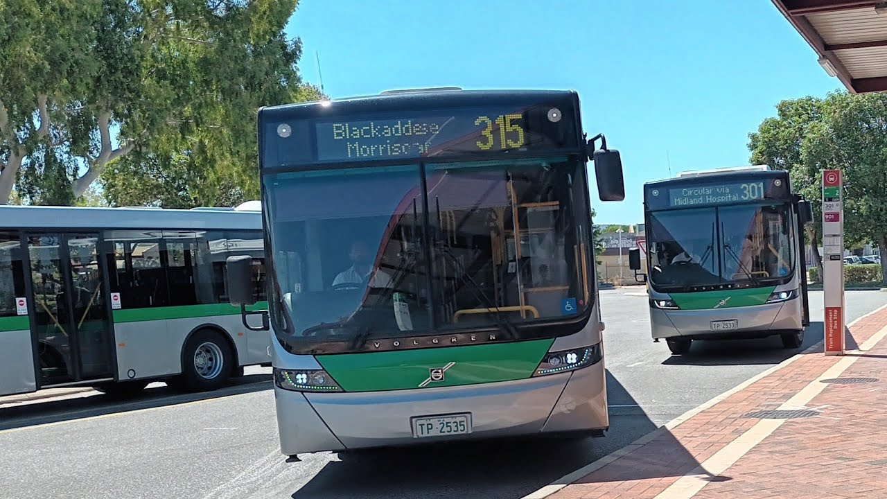 [Around Midland] Transperth Bus Route No. 315 (TP2535) Midland Station ↺ Stratton