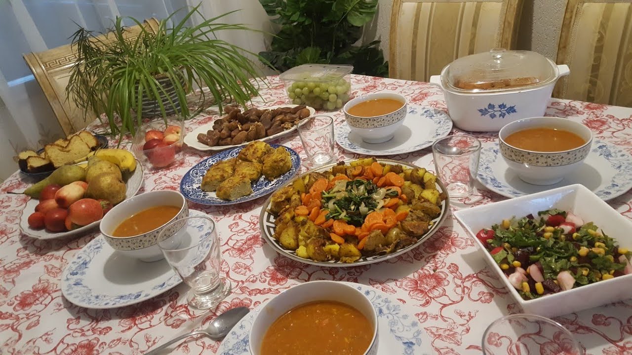طاولة ثالث يوم رمضان ببساطة العايلة التونسية
