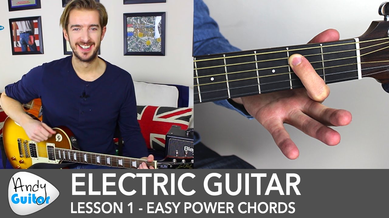 Electric Guitar Lesson 1 - Rock Guitar Lessons for Beginners