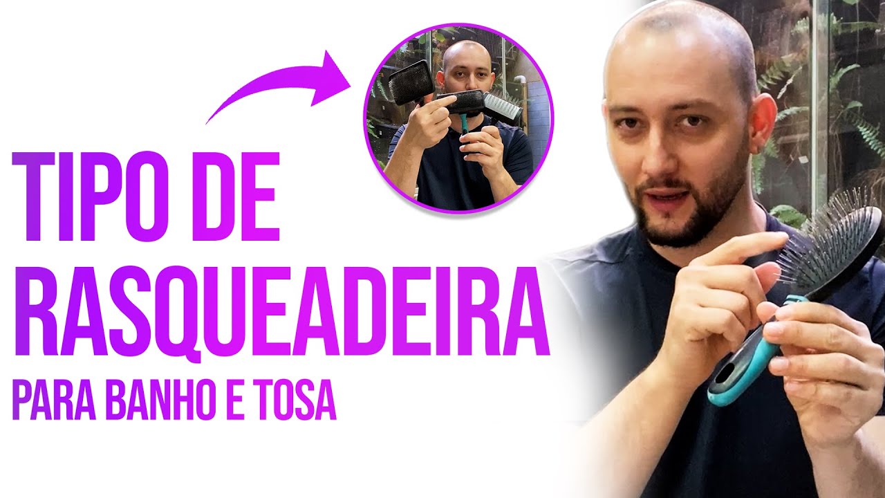 Tipos de RASQUEADEIRA para BANHO E TOSA - E como USAR cada uma