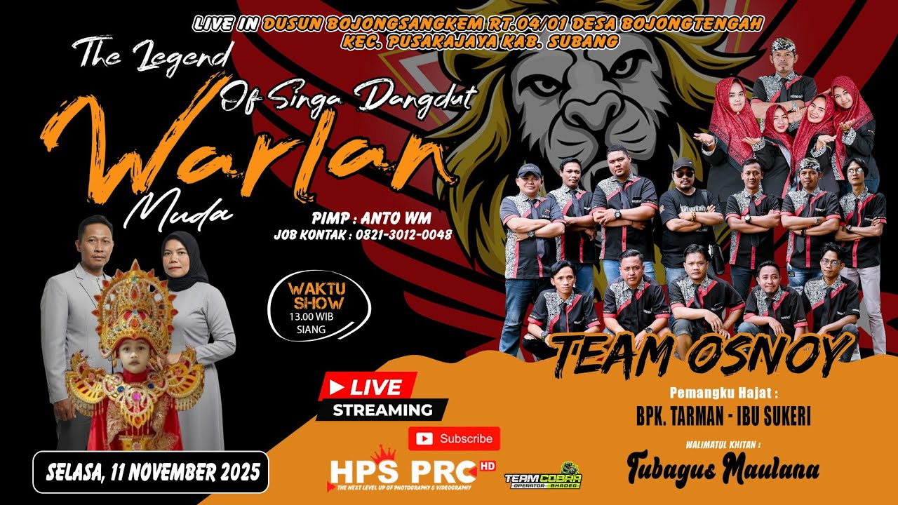 🔴LIVE NGARAK THE LEGEND OF PANTURA WARLAN MUDA | SELASA,11 NOV 2025 | BOJONG TENGAH - PUSAKAJAYA SBG