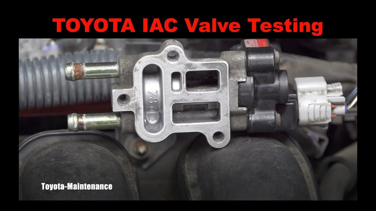 Как проверить клапан IAC TOYOTA без специальных инструментов