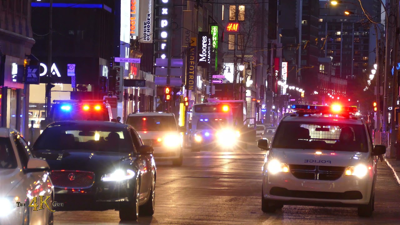 Montréal: Heavy police presence prevents third night of rioting 4-13-2021