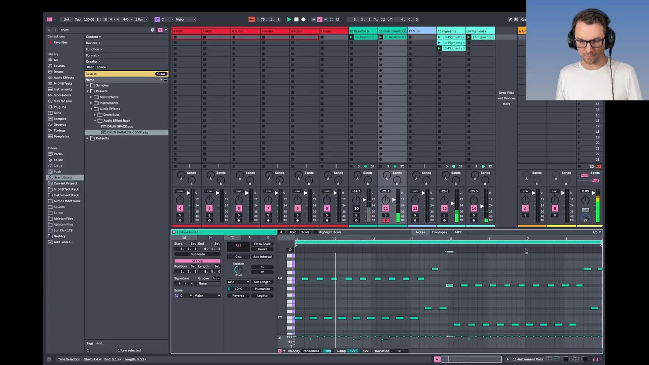 Starting something new in Ableton Live