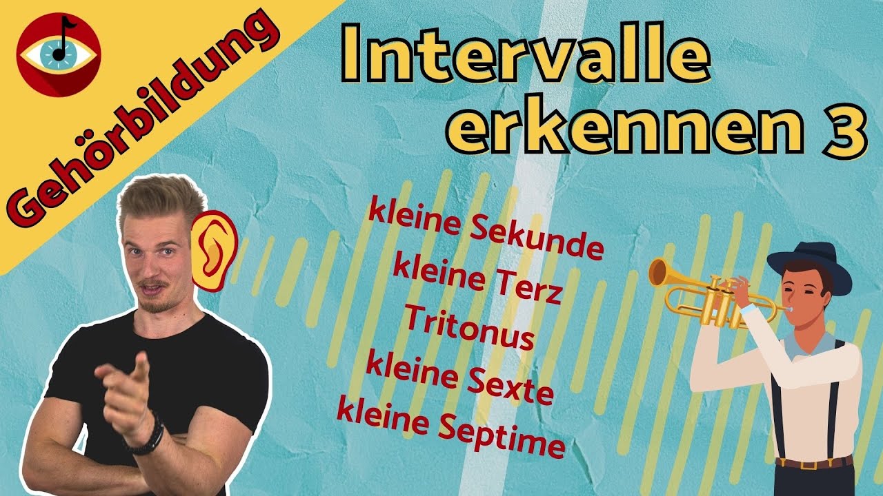 GEHÖRBILDUNG - INTERVALLE 3! Kleine Intervalle und der Tritonus!