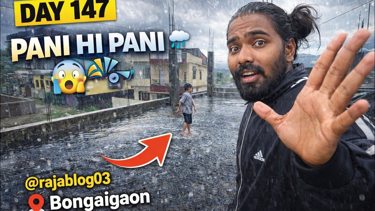 Day 147 Vlog | Itni Tez Barish 😱 Pani hi Pani | Bike Key Tut Gayi 💔 🌧️