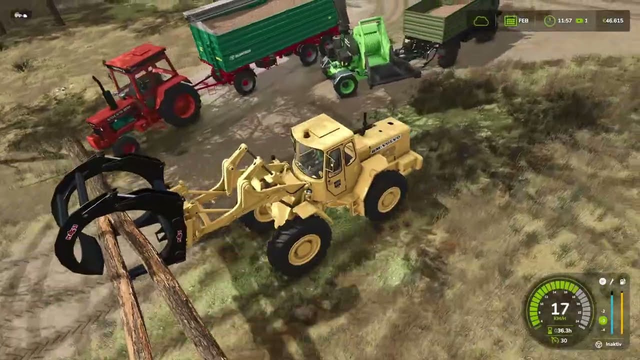 Häckseln von Holz und Verkauf von Hackschnitzeln I in NEW Frontier Farming Simulator 25 I Episode 18
