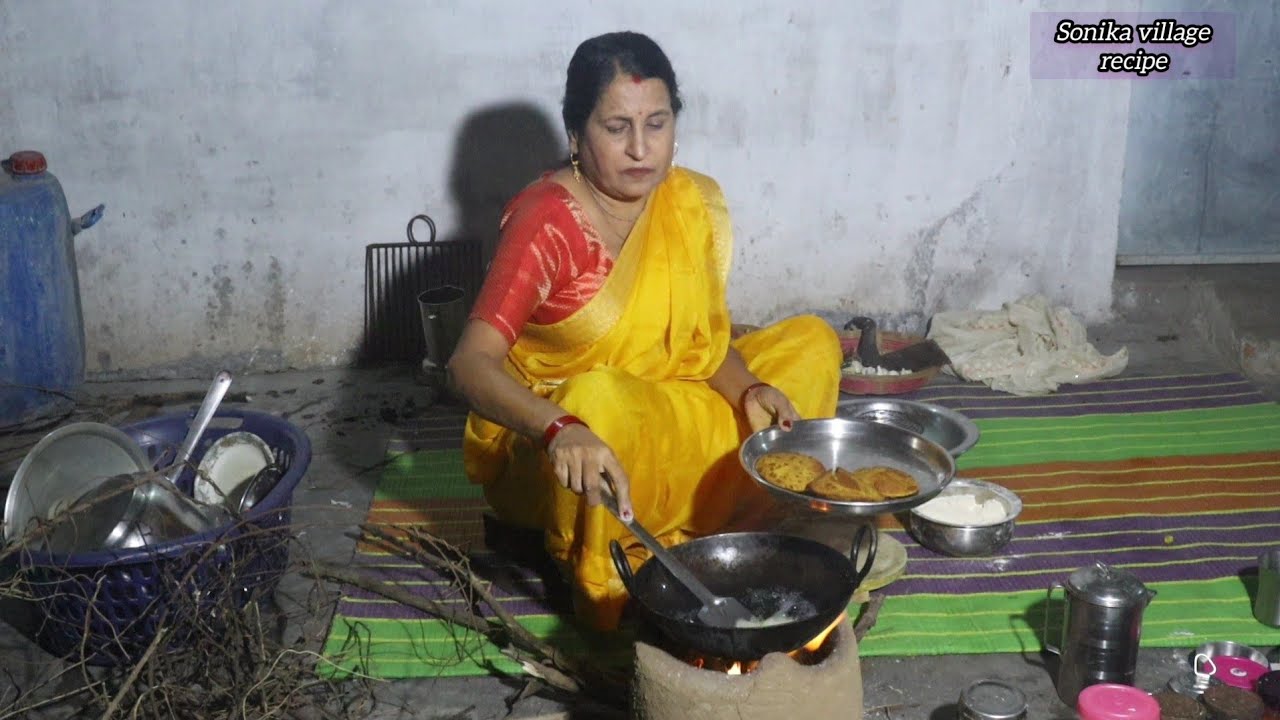 Mung dal Kachori Recipe & steam Chutney || Cooking || Village Life || Sonika Village Recipe