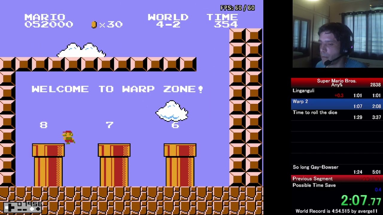 Super Mario Bros. Any% in 5:01