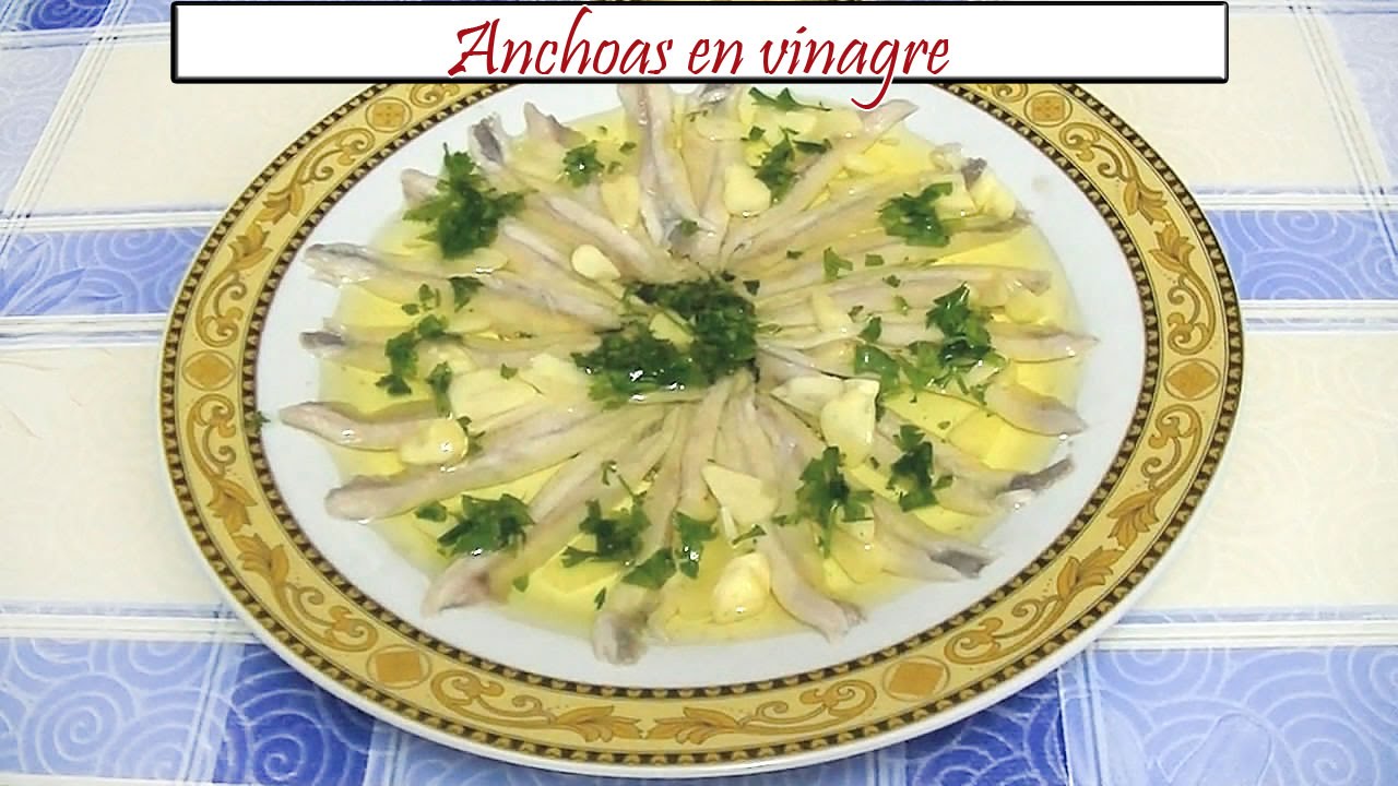 Anchoas en vinagre | Receta de Cocina en Familia
