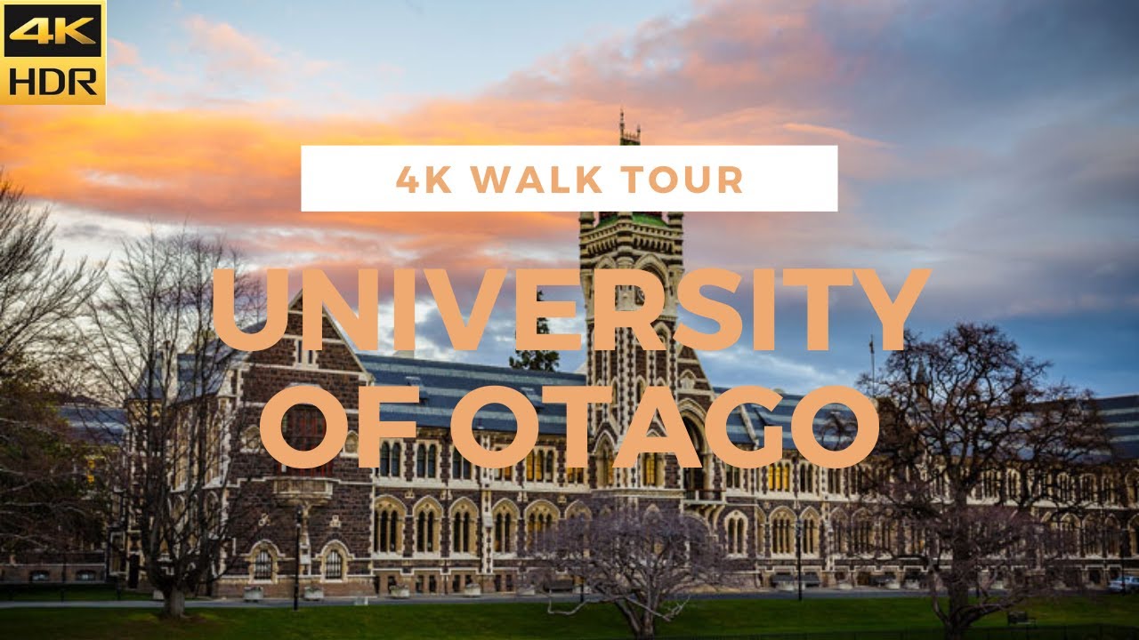 (4K HDR) UNIVERSITY OF OTAGO - WALK TOUR