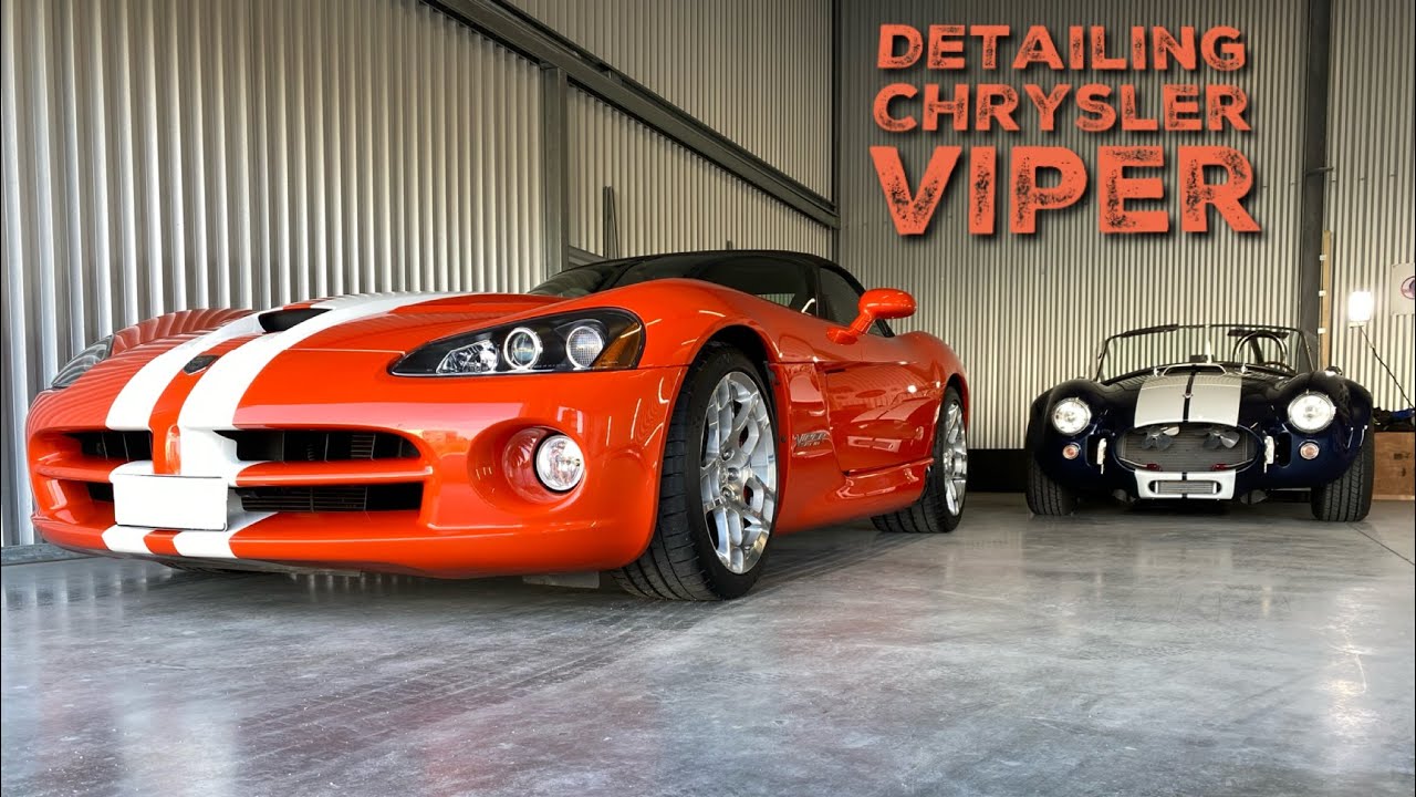 16,5h Detailing - Chrysler Viper - Swissvax Utopia - VLOG - 4K