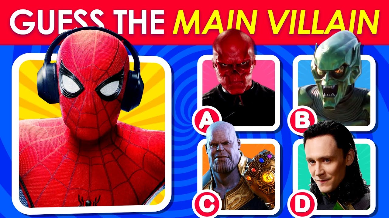 🕷️ Guess the Main Villain of Spiderman...!🕸️ | Spider-Man Quiz