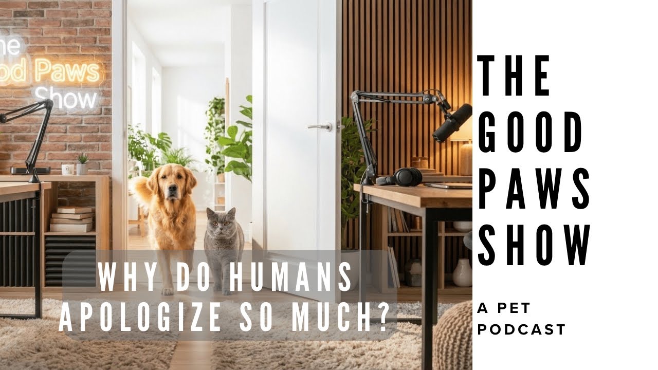 Why Do Humans Apologize for Everything? | The Good Paws Show (A Pet Podcast)