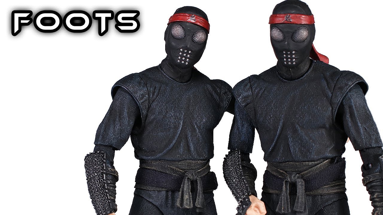 NECA FOOT SOLDIER 2 Pack Live Action TMNT Action Figure Review