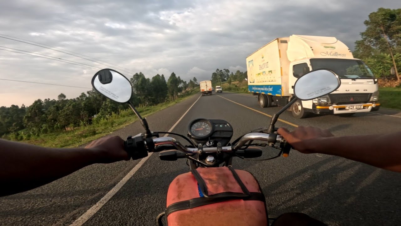 Peaceful Village Ride: Exploring Rural Life in Kenya