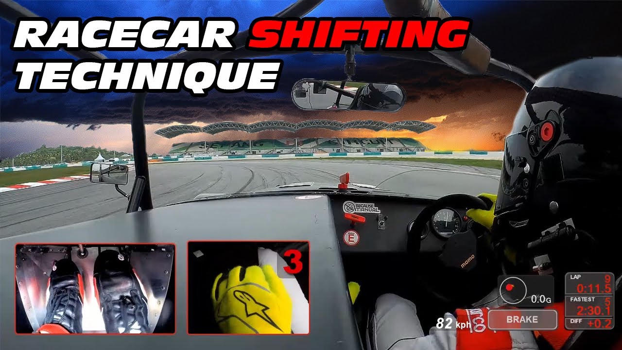 Rev-Matching in a Racecar - Caterham Supersport Heel & Toe