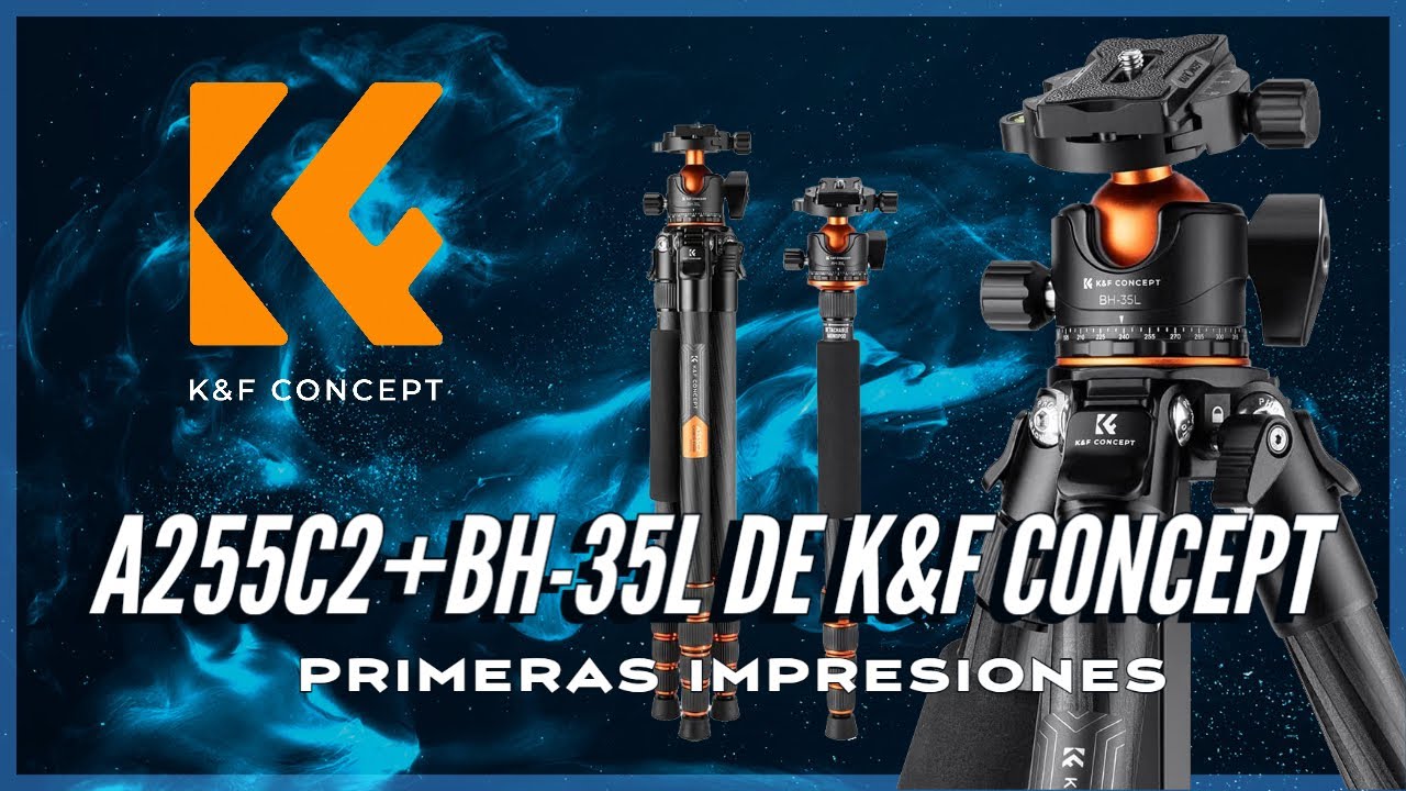 [REVIEW] Trípode A255C2+BH-35L de K&F Concept - Primeras impresiones