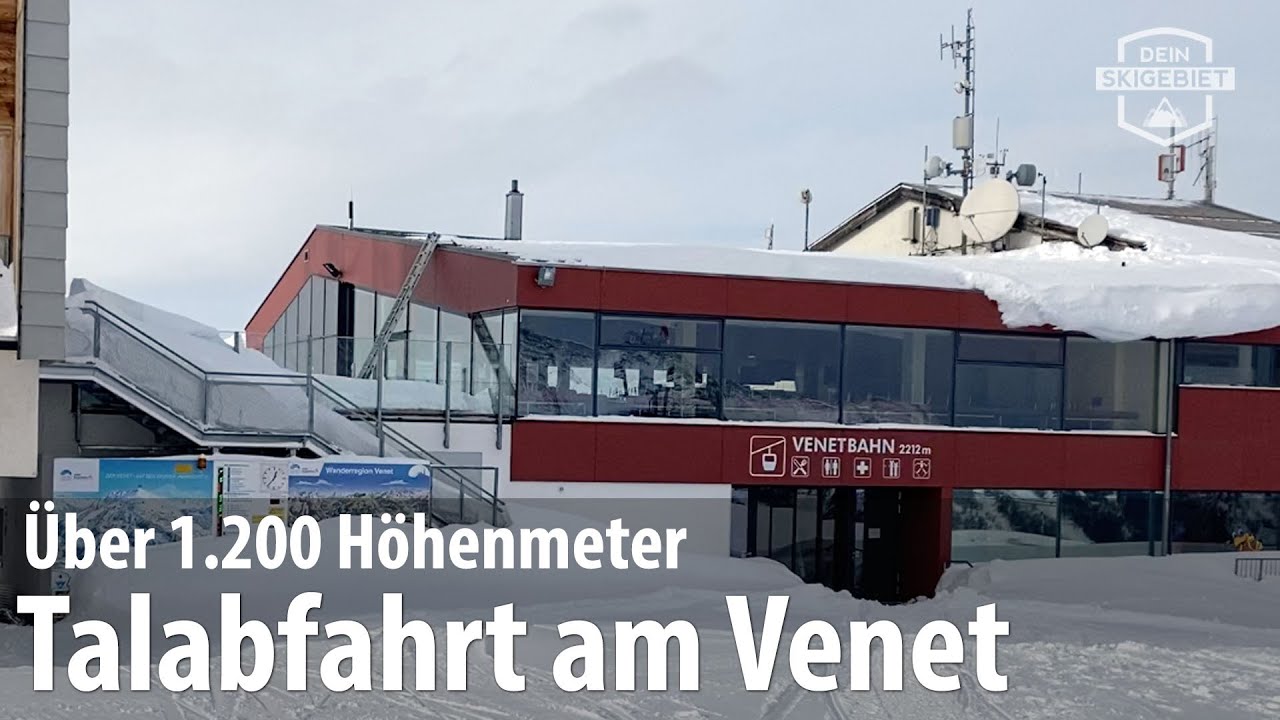 Venet bei Landeck und Zams: Über 1.200 Höhenmeter von der Bergstation ins Tal