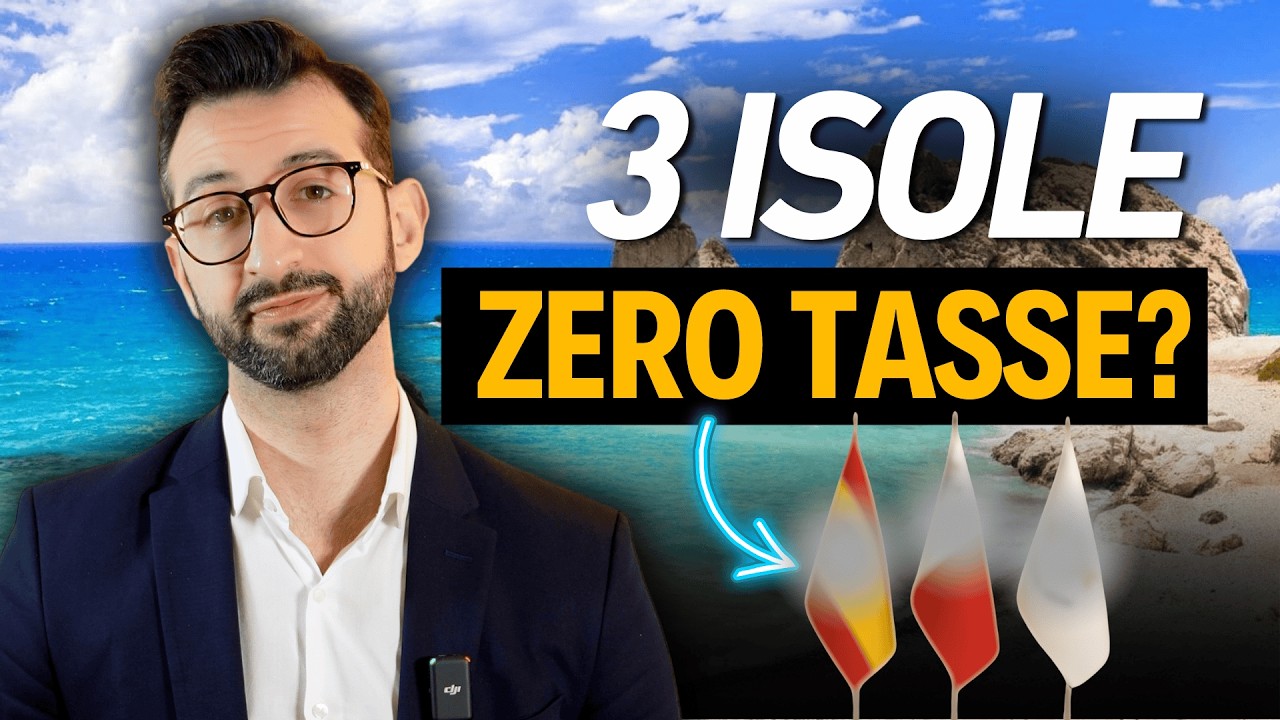 COME EVITARE LE TASSE 👉 3 Isole Europee dove trasferirsi 🌴