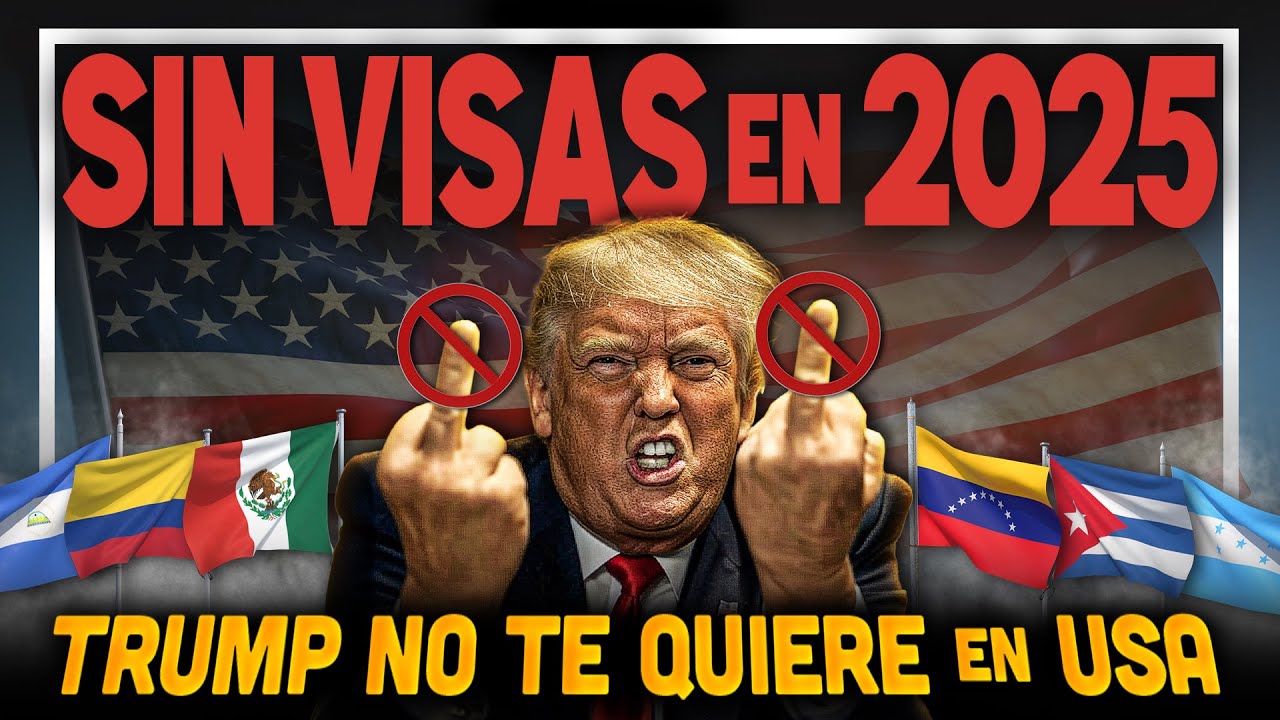 7 países LATINOS con MENOS VISAS APROBADAS en Estados Unidos