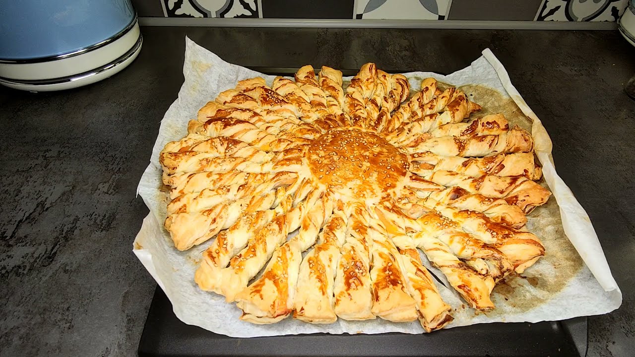 Soleil feuilleté au saumon