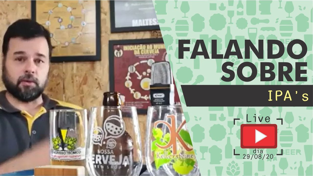 Degustação de IPAs - Live 4 cervejas e uma análise sensorial