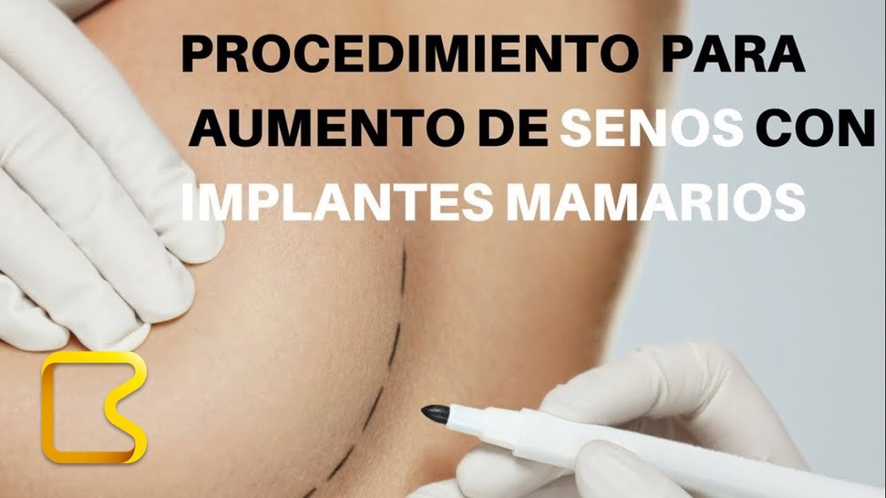 Procedimiento de cirugía de implantes mamarios para aumento de senos