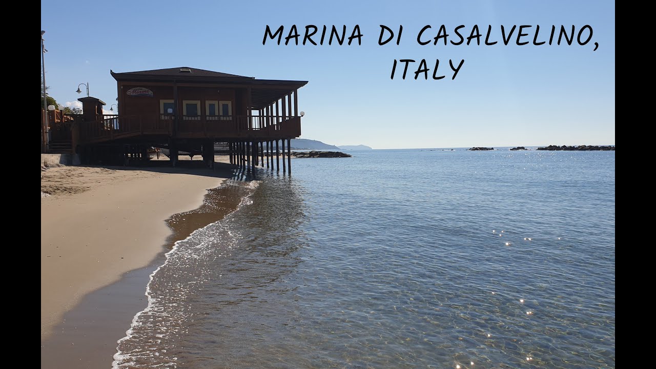 Italy coast. Marina di Casalvelino