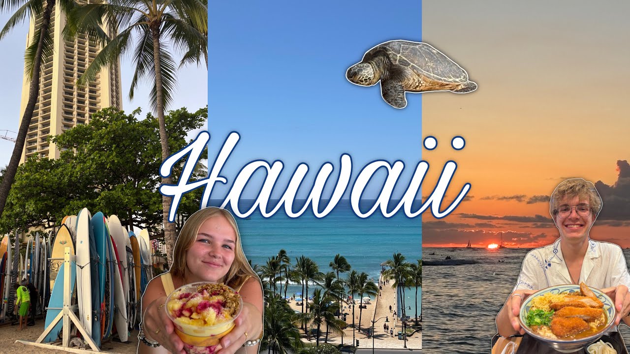 HAWAII VLOG🌺🏝️1 Woche auf Oahu || Schnorcheln mit Schildkröten und tropische Strände🐢🪸🌞