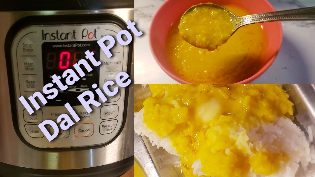 INSTANT POT RICE & DAL | HOW TO COOK RICE AND DAL IN INSTANT POT| POTINPOT (PIP) RECIPE| IPDalChawal
