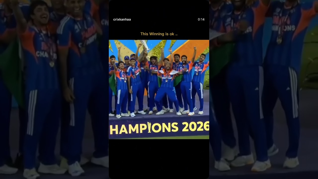 T20 World Cup 2024 Final is a emotion ❤️❤️❤️❤️❤️❤️