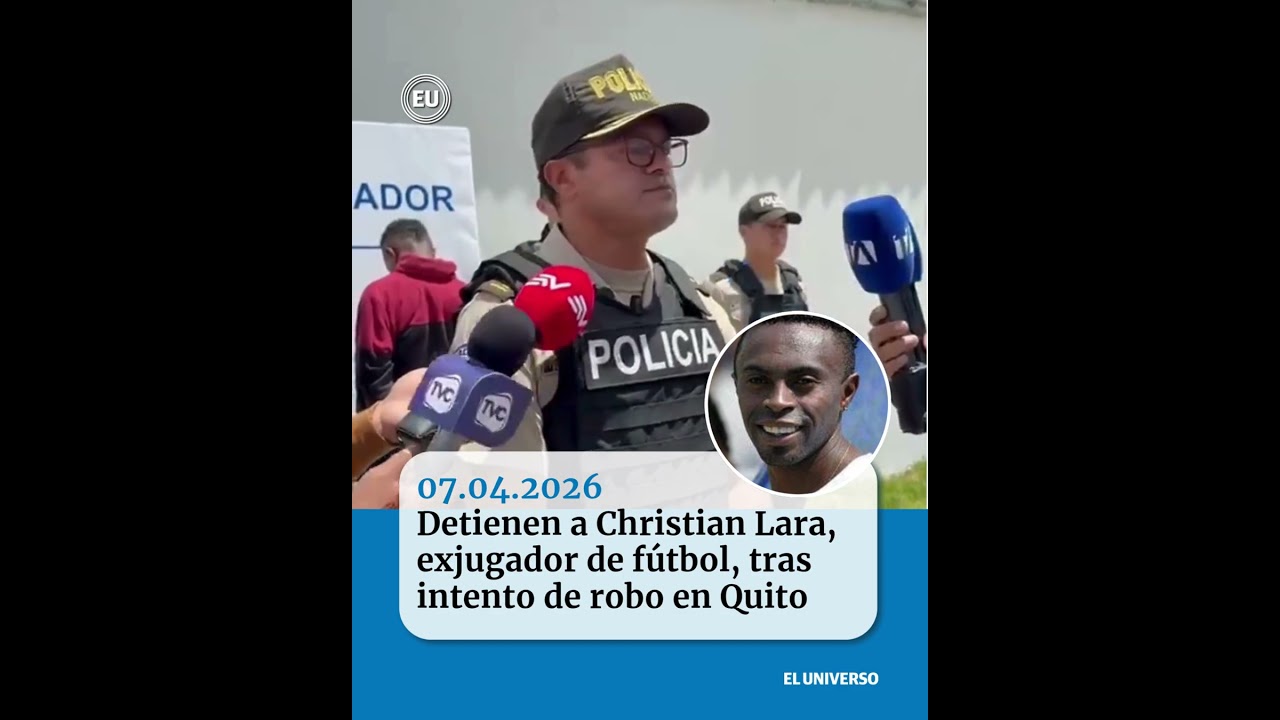 Ex jugador de f&uacute;tbol, Christian Lara, detenido
