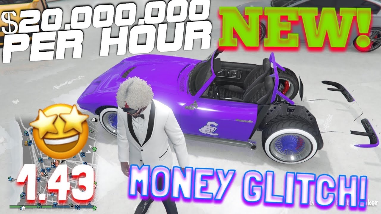 EASY! $20 MILLION PER HOUR! 1 STEP! MONEY GLITCH! AFTER PATCH 1.43.3 (XBOX 1, PS4, PC)