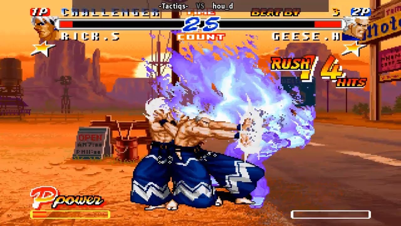 Fightcade 👊 Real Bout Fatal Fury 2 👊🏾 -Tactiqs- 🇿🇦 Vs Hou_d 🇨🇳