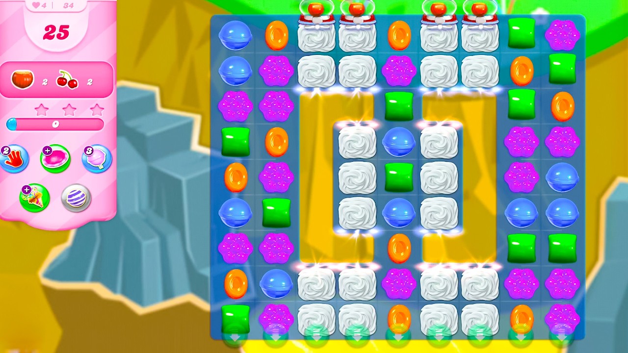 Геймплей Candy Crush Saga на Android — Старая версия — Часть 2